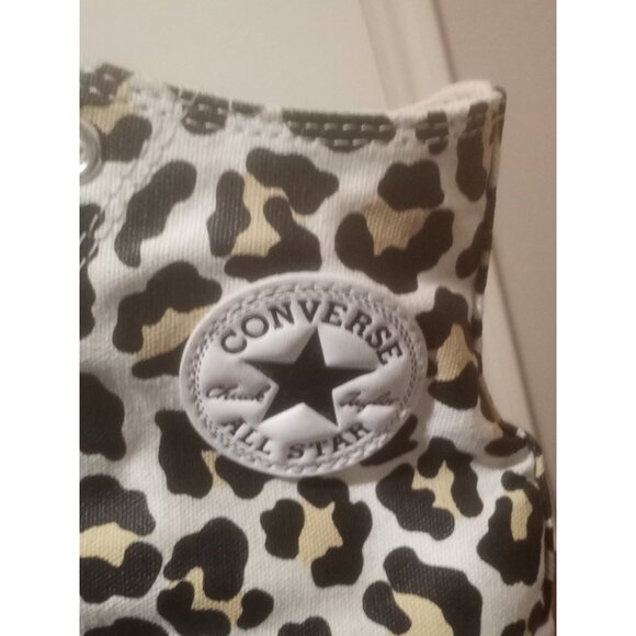 Converse Chuck Taylor All Star Lugged Shoes Womens Sz 11 Leopard Print Platform - Picture 12 of 13